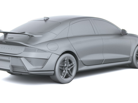 Hyundai Ioniq 6 N 2026 Modelo 3D