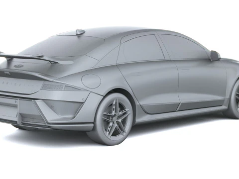 Hyundai Ioniq 6 N 2026 Modello 3D