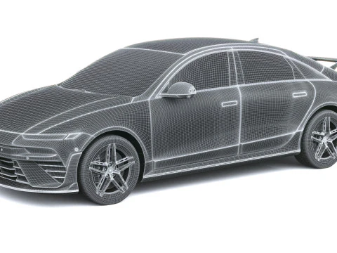 Hyundai Ioniq 6 N 2026 Modello 3D