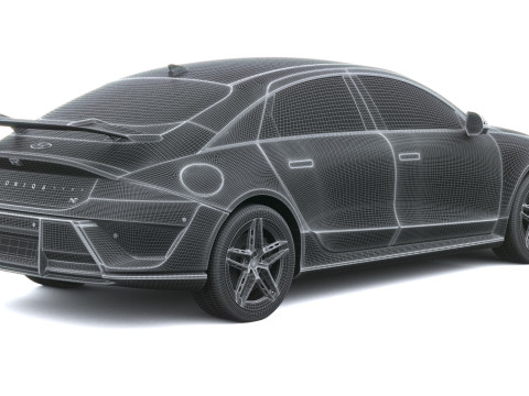 Hyundai Ioniq 6 N 2026 Modelo 3D