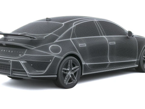 Hyundai Ioniq 6 N 2026 Modello 3D