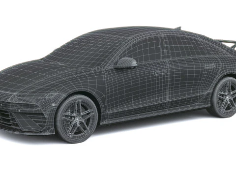 Hyundai Ioniq 6 N 2026 Modello 3D