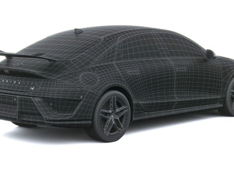 Hyundai Ioniq 6 N 2026 Modello 3D