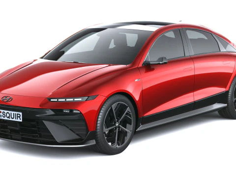 Hyundai Ioniq 6 N-Line 2026 3D Model