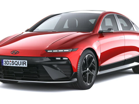 Hyundai Ioniq 6 N-Line 2026 3D Model