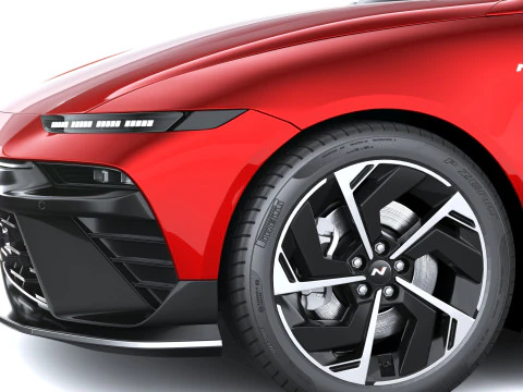 Hyundai Ioniq 6 N-Line 2026 3D Model