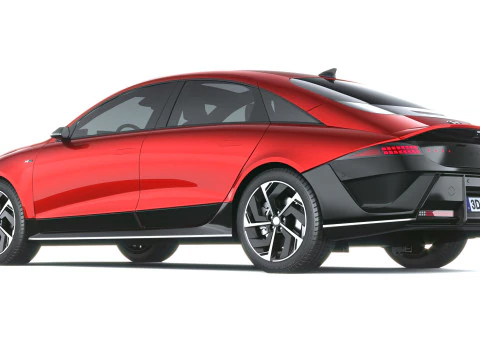 Hyundai Ioniq 6 N-Line 2026 3D Model