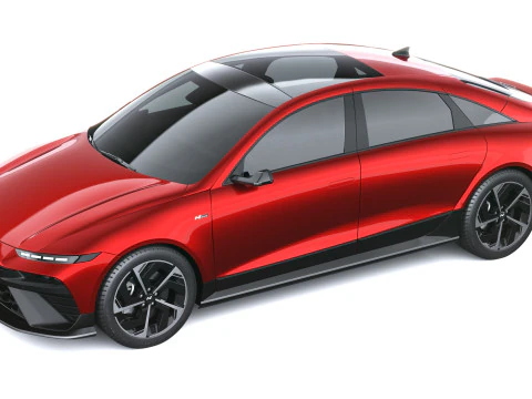 Hyundai Ioniq 6 N-Line 2026 3D Model