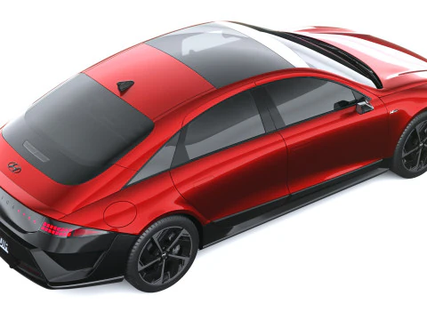 Hyundai Ioniq 6 N-Line 2026 3D Model