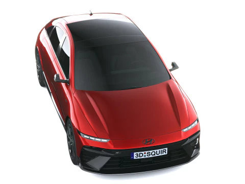 Hyundai Ioniq 6 N-Line 2026 3D Model