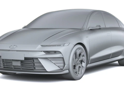 Hyundai Ioniq 6 N-Line 2026 3D Model
