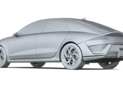 Hyundai Ioniq 6 N-Line 2026 3D Model