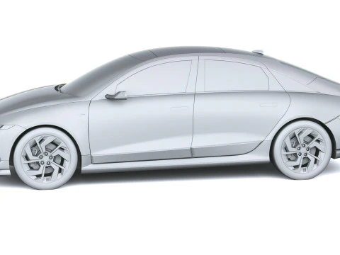 Hyundai Ioniq 6 N-Line 2026 3D Model