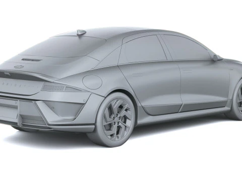 Hyundai Ioniq 6 N-Line 2026 3D Model