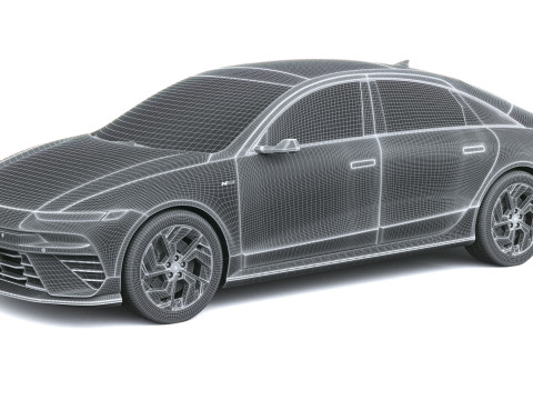 Hyundai Ioniq 6 Linha N 2026 Modelo 3D