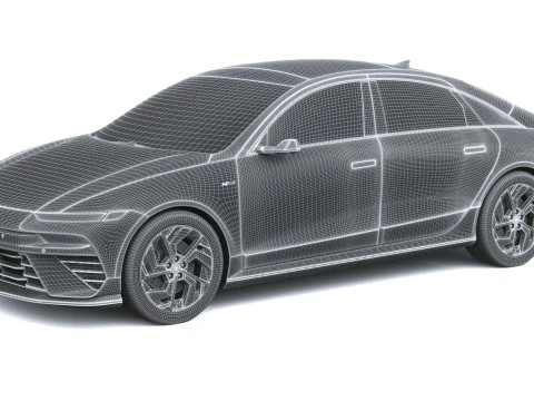 Hyundai Ioniq 6 N-Line 2026 3D Model