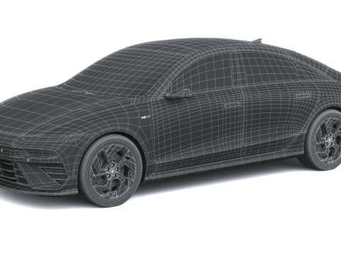 Hyundai Ioniq 6 Linha N 2026 Modelo 3D