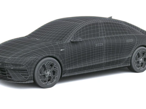 Hyundai Ioniq 6 N-Line 2026 3D Model