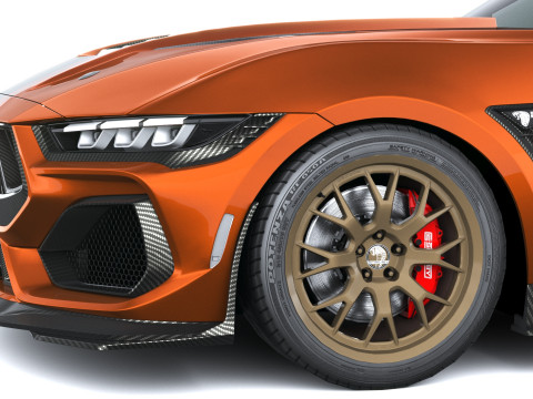 Shelby S650 Super Cobra 2026 LowPoly Modelo 3D