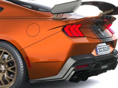 Shelby S650 Super Cobra 2026 LowPoly Modelo 3D