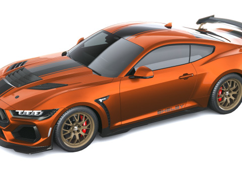Shelby S650 Super Cobra 2026 LowPoly Modelo 3D