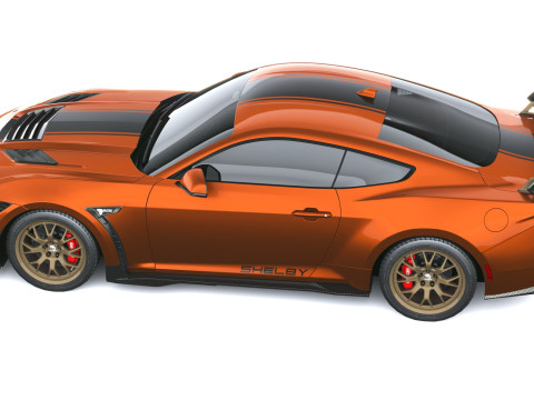 Shelby S650 Super Cobra 2026 LowPoly Modelo 3D