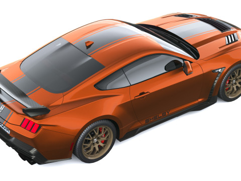 Shelby S650 Super Cobra 2026 LowPoly Modelo 3D