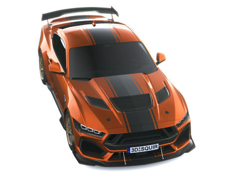 Shelby S650 Super Cobra 2026 LowPoly Modelo 3D