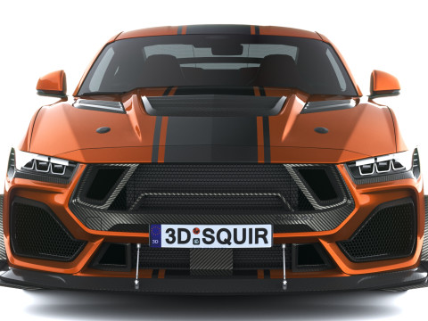 Shelby S650 Super Cobra 2026 LowPoly Modelo 3D