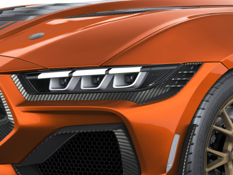 Shelby S650 Super Cobra 2026 LowPoly Modelo 3D