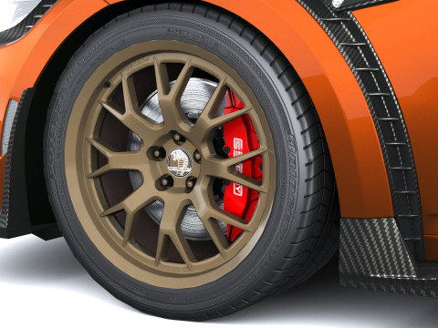 Shelby S650 Super Cobra 2026 LowPoly Modelo 3D