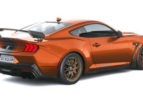 Shelby S650 Super Cobra 2026 LowPoly Modelo 3D