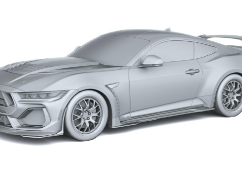 Shelby S650 Super Cobra 2026 LowPoly Modelo 3D