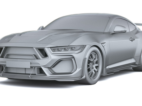 Shelby S650 Super Cobra 2026 LowPoly Modelo 3D