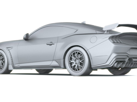 Shelby S650 Super Cobra 2026 LowPoly Modelo 3D