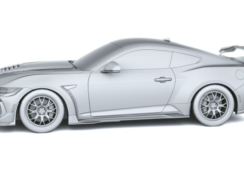 Shelby S650 Super Cobra 2026 LowPoly Modelo 3D