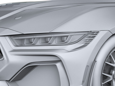 Shelby S650 Super Cobra 2026 LowPoly Modelo 3D