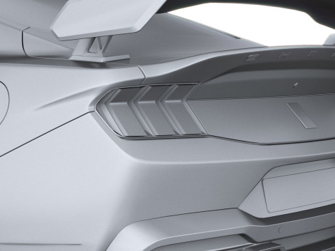 Shelby S650 Super Cobra 2026 LowPoly Modelo 3D