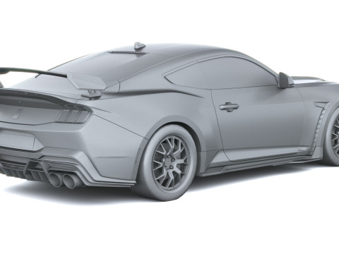 Shelby S650 Super Cobra 2026 LowPoly Modelo 3D