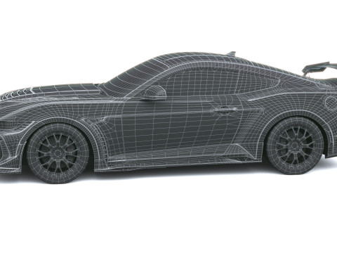 Shelby S650 Super Cobra 2026 LowPoly Modelo 3D