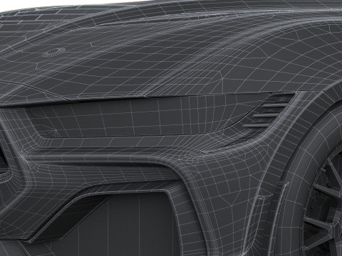 Shelby S650 Super Cobra 2026 LowPoly Modelo 3D