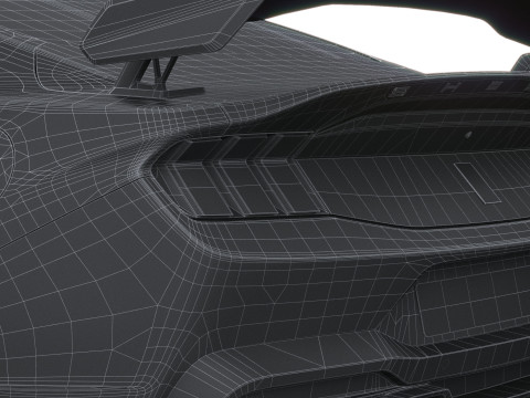 Shelby S650 Super Cobra 2026 LowPoly Modelo 3D