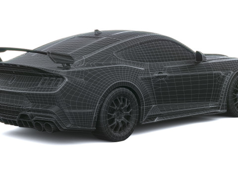 Shelby S650 Super Cobra 2026 LowPoly Modelo 3D