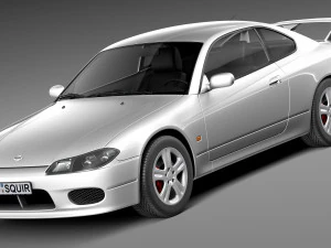 Nissan 240 SX Silvia S15 1999 3D Model