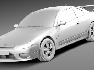 Nissan 240 SX Silvia S15 1999 Modelo 3D