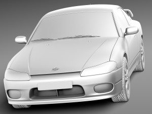 Nissan 240 SX Silvia S15 1999 Modelo 3D