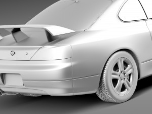 Nissan 240 SX Silvia S15 1999 Modelo 3D