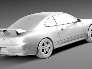 Nissan 240 SX Silvia S15 1999 Modelo 3D