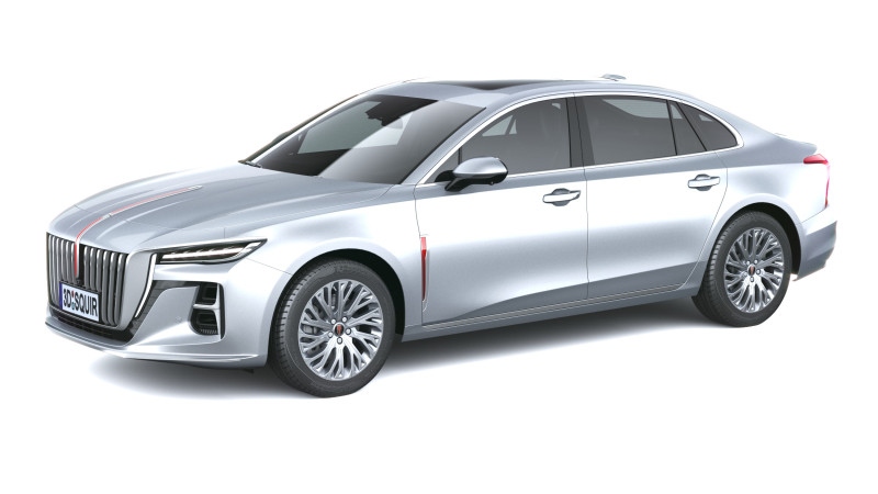 Hongqi Ousado H5 2026 Modello 3D .c4d .max .obj .3ds .fbx .stl .blend