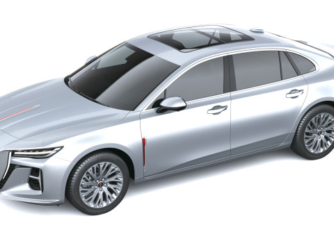 Hongqi Ousado H5 2026 Modello 3D